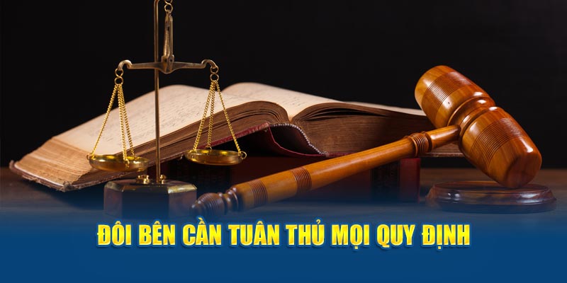 Đôi bên cần tuân thủ mọi quy định